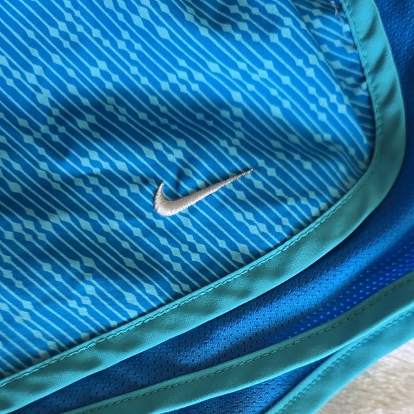 Nike Blue Athletic Shorts with Moisture-Wicking Fabric - Picture 5 of 6